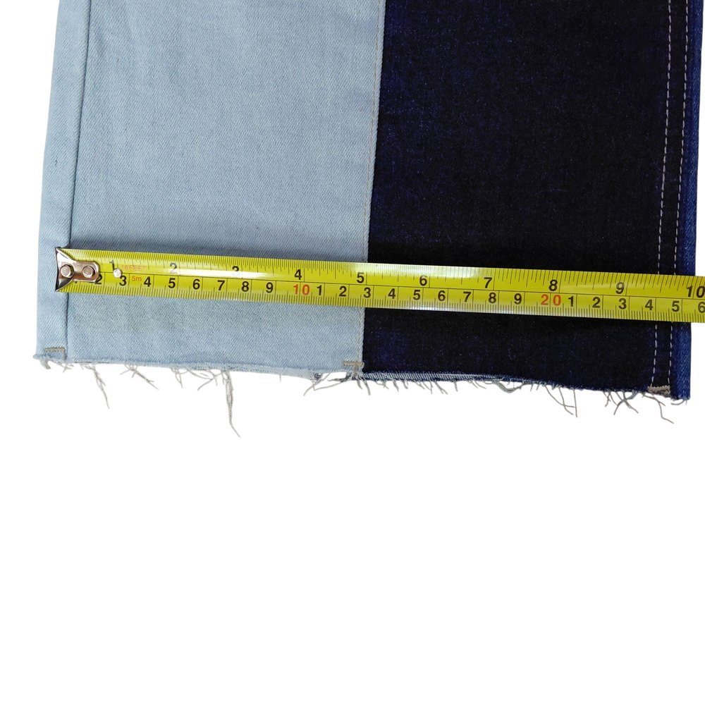 Blue Turtle Bluetones Colorblock Patchwork Flare … - image 8